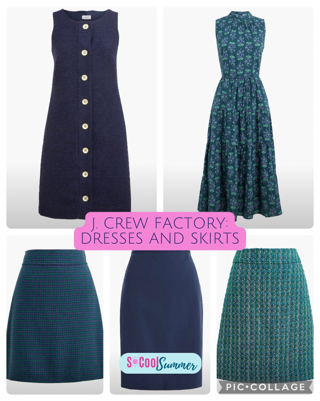 Dresses and skirts for summers at J Crew Factory.

#hocsummer
 #coolsummer #lightsummer #truesummer #softsummer #pastelsummer #darksummer #brownsummer #sweetpeasummer #summerpalette #summerfinds


#LTKSaleAlert #LTKWorkwear #LTKFindsUnder50
