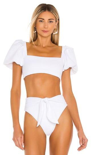 x REVOLVE Calista Bikini Top in White | Revolve Clothing (Global)