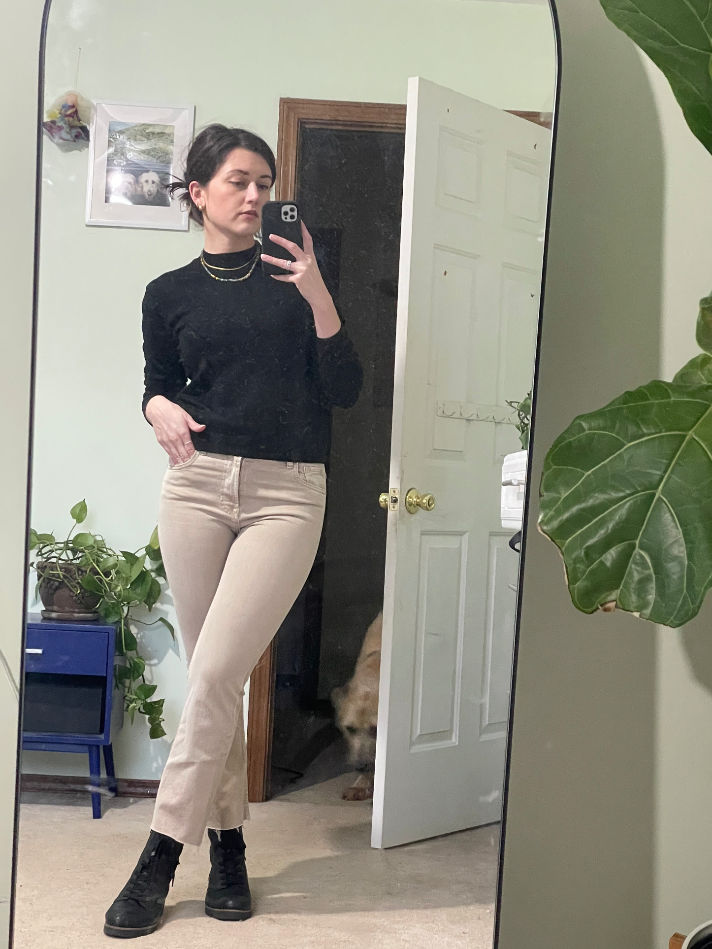 Quiet confidence in the simplest combo 🖤
A black fitted sweater paired with straight-leg neutral jeans — timeless, minimal, and easy to repeat all season. I love looks like this for fall days when you still want to feel put-together without overthinking it. Add black boots and gold jewelry and it instantly feels elevated.
If you’re searching for neutral fall outfits, casual capsule wardrobe staples, or classic everyday looks for women, I’ve linked this outfit and similar pieces on my LTK 🤎
#LTKfall #LTKstyle #LTKunder100 #capsulewardrobe #minimaloutfit #falloutfitideas #neutralstyle #LTKAlaska #everydaystyle 

 #LTKSeasonal #LTKMidsize #LTKTall