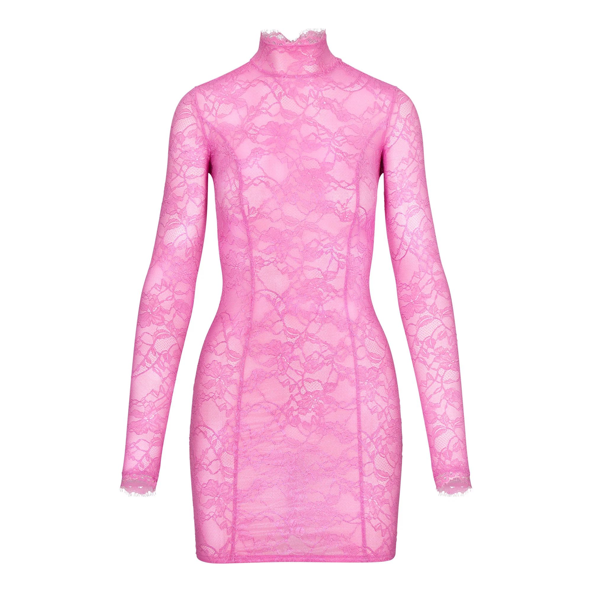 SKIMS LACE TURTLENECK DRESS | SKIMS (US)