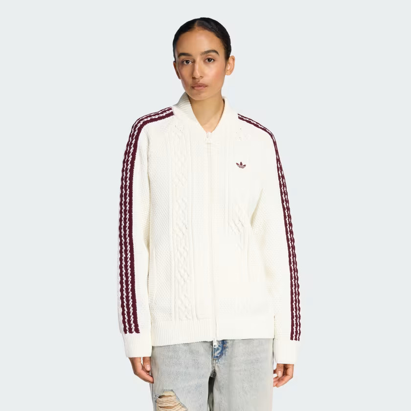 ADIDAS ORIGINALS ARCHIVE CUTLINE KNIT TRACK TOP | adidas (US)