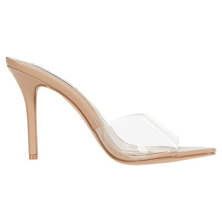 Steve Madden Signal Heeled Sandal Clear | Walmart (US)