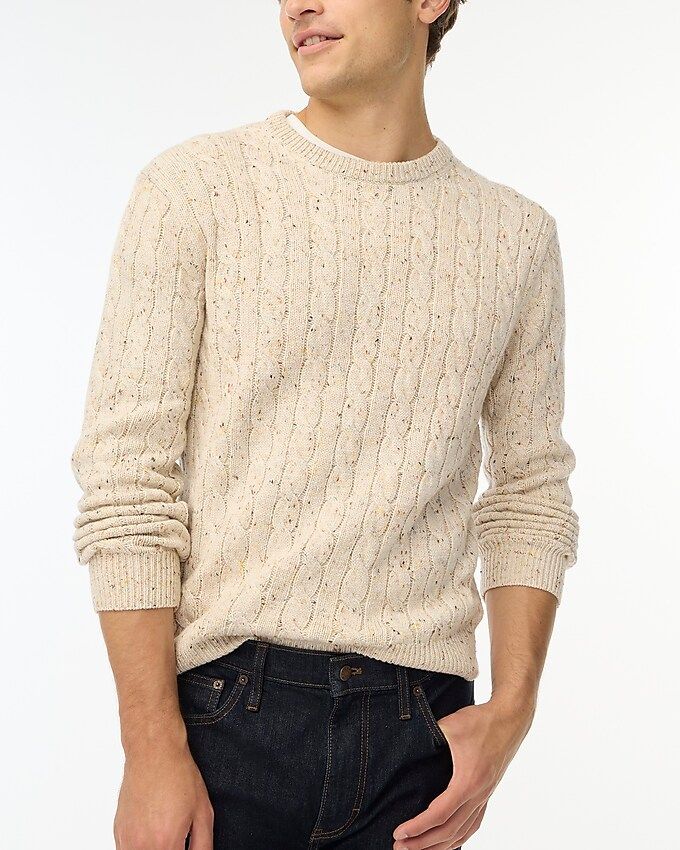 Classic cable sweater | J.Crew Factory