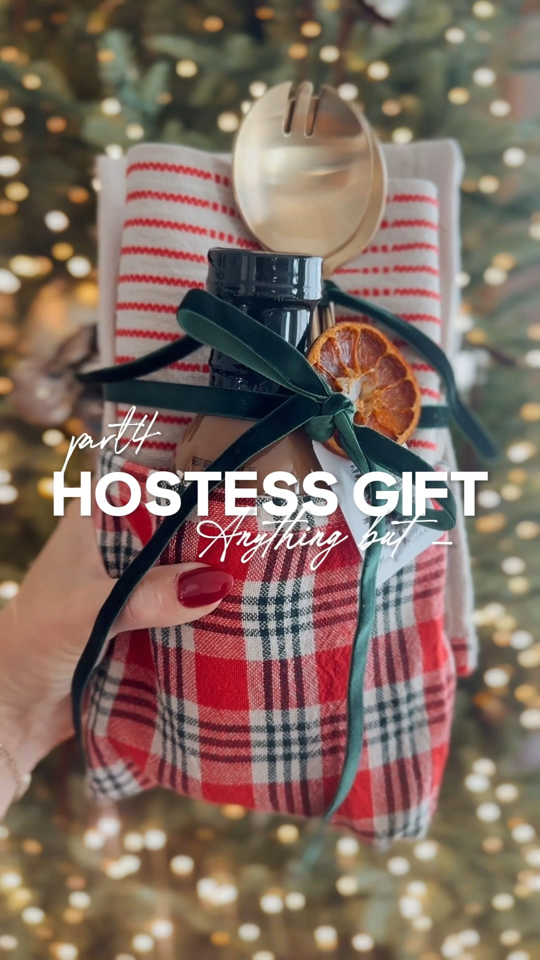 Cute, yummy & practical! 👏🏻 Comment HOST & I’ll send you the 🔗 to this gift idea! https://liketk.it/5EiOP 🎁

Part 4️⃣ of the ‘Anything But Wine’ Hostess Gift Series 🍾✨
Bringing something a little more unexpected this season…

This combo is equal parts practical + pretty:

🎁 A set of cute dish towels
🎁 A bottle of my favorite Trader Joe’s Balsamic Vinaigrette
🎁 Gold salad servers for that chic, elevated touch

It’s the perfect “I appreciate you” gift — useful, thoughtful, and guaranteed to make its way into their everyday routine. Because we’re putting intention back into gifting this year and opting for things she’ll actually use. ❤️

Tell me: would you gift this one or keep it for yourself? 😉

save, share and follow for more holiday gift ideas, tips, hacks, style, inspo and more! 🎄💫❤️🎁

#hostessgiftideas #anythingbutwine #HostessGift #HolidayGiftIdea #PracticalGift #Target #Amazon #GiftIdeasForAll #TeacherGiftIdea

#LTKFindsUnder50 #LTKHoliday #LTKHome