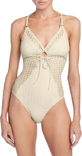 Robin Piccone Marlow Mesh One-Piece Swimsuit | Nordstrom | Nordstrom