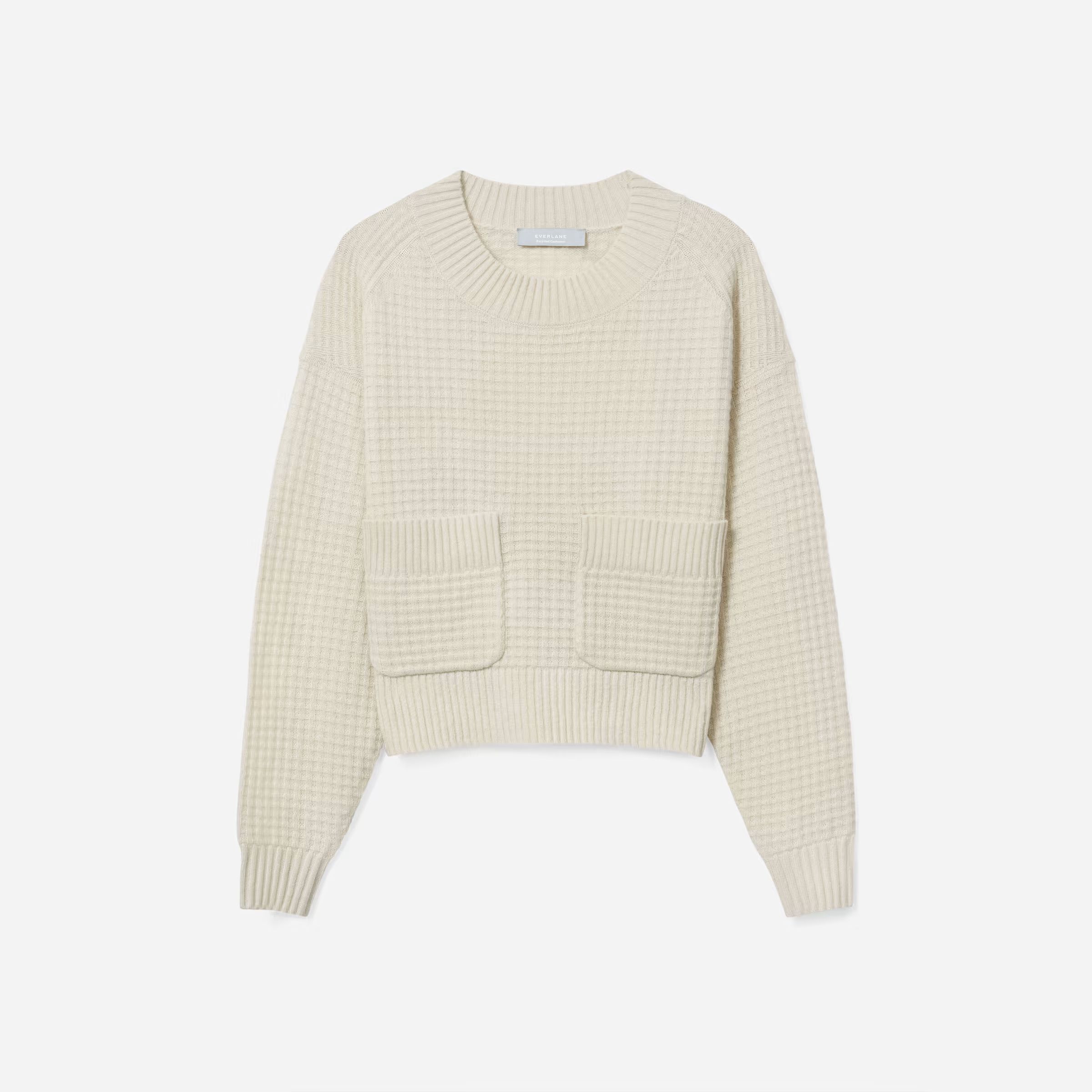 The Belgian-Waffle Pocket Pullover in ReCashmere | Everlane