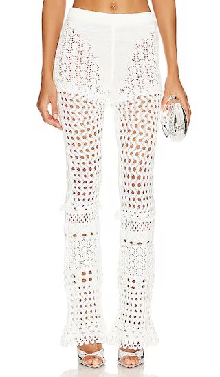 Kyla Pant in Iridescent White | Revolve Clothing (Global)