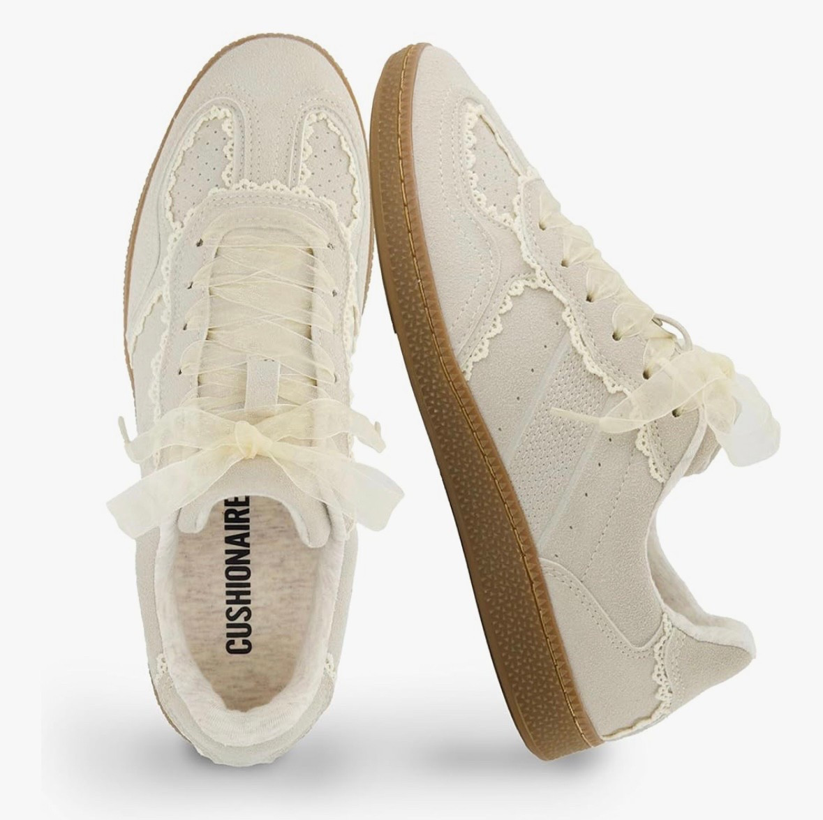 Women’s Lace Detail Casual Sneakers Elegant Ribbon Lace-Up Shoes with Memory foam 

These would be cute for wedding festivities too ! 

#LTKFindsUnder50 #LTKWedding #LTKSpringSale