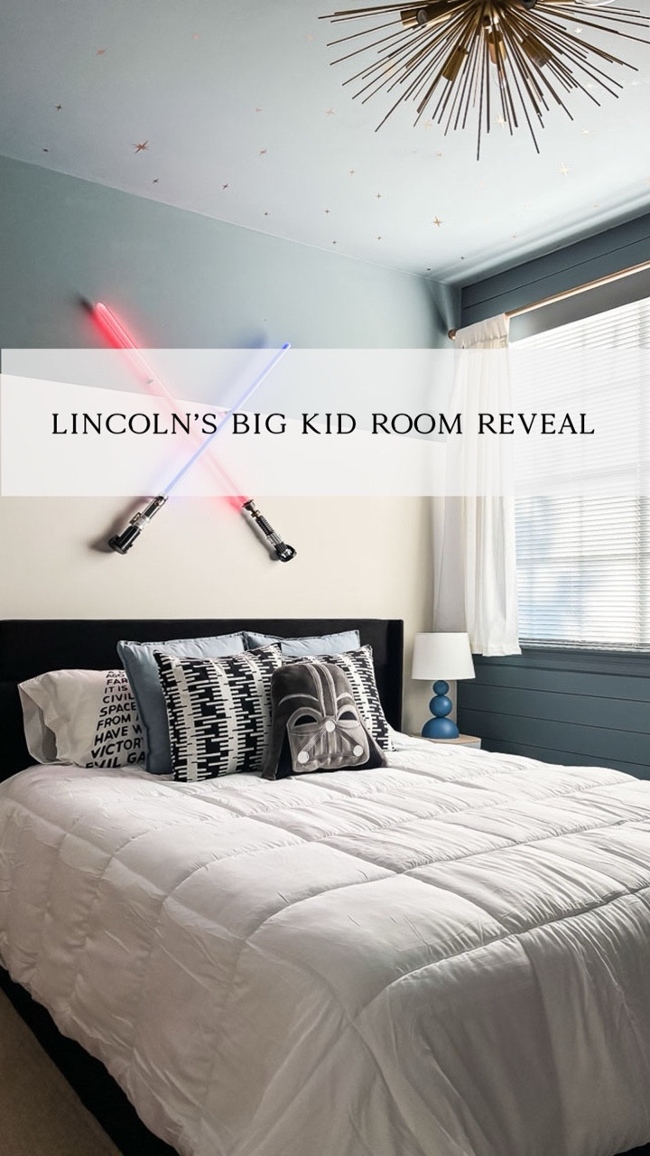 Lincoln’s Big Kid Room Reveal ✨
Linked every paint color, bedding piece, and the lightsabers that make the room.
Tap to shop his whole space! ⚡️🛏️


#LTKSeasonal #LTKHome