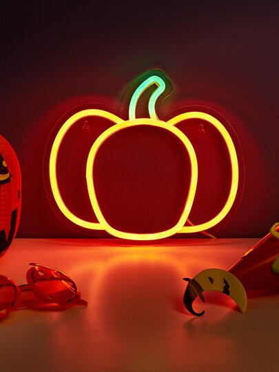 1pc Halloween Pumpkin Shaped LED Decorative Lighting | SHEIN