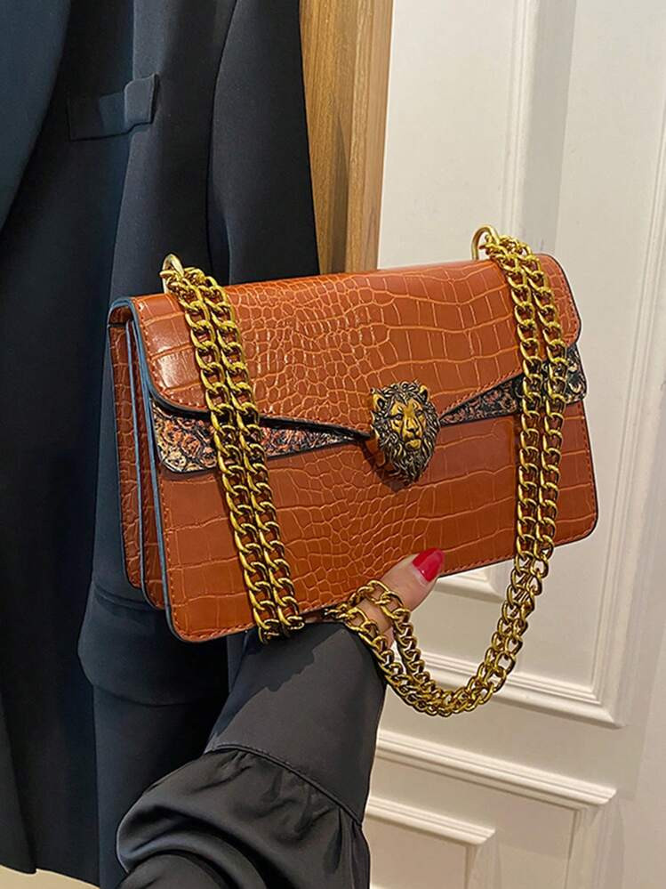 Crocodile Leather Purse | SHEIN