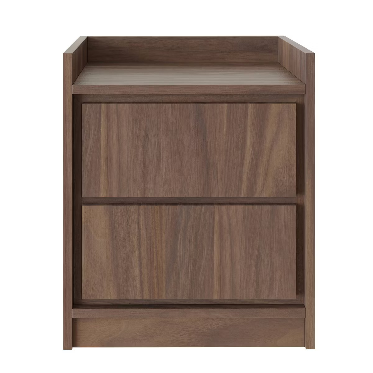 Corsica Swing Door Nightstand Walnut - Eco Dream: Modern Storage Solution, Push-Spring Access, Id... | Target