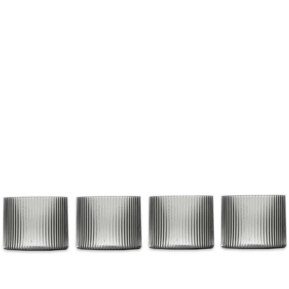 ferm LIVING Ripple Low Glasses - Set of 4 | End Clothing (US & RoW)