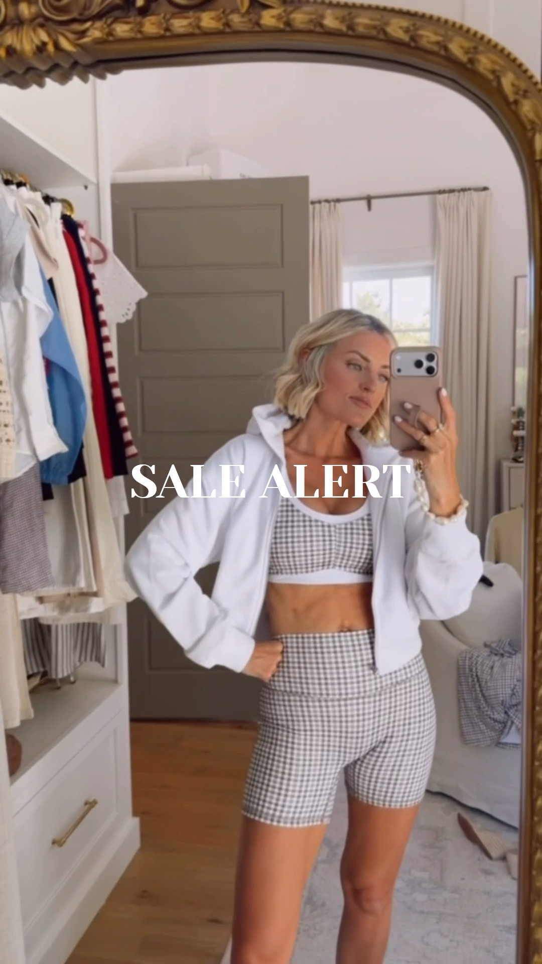 The ultimate cool girl chic look for Pilates or barre! This active matching set is in the cutest blue and brown gingham pattern! Love it with this oversized zip hoodie as well. All of this is on sale right now! Wearing all size S

Loverly grey, Abercrombie finds, fashion finds for her, women’s active set, gingham matching workout athleisure, ypb sports bra

#LTKSaleAlert #LTKSeasonal #LTKActive