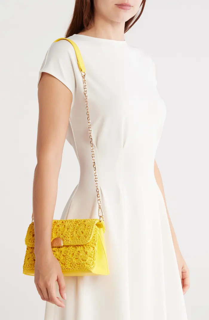 Olga Berg Millie Raffia Shoulder Bag | Nordstromrack | Nordstrom Rack