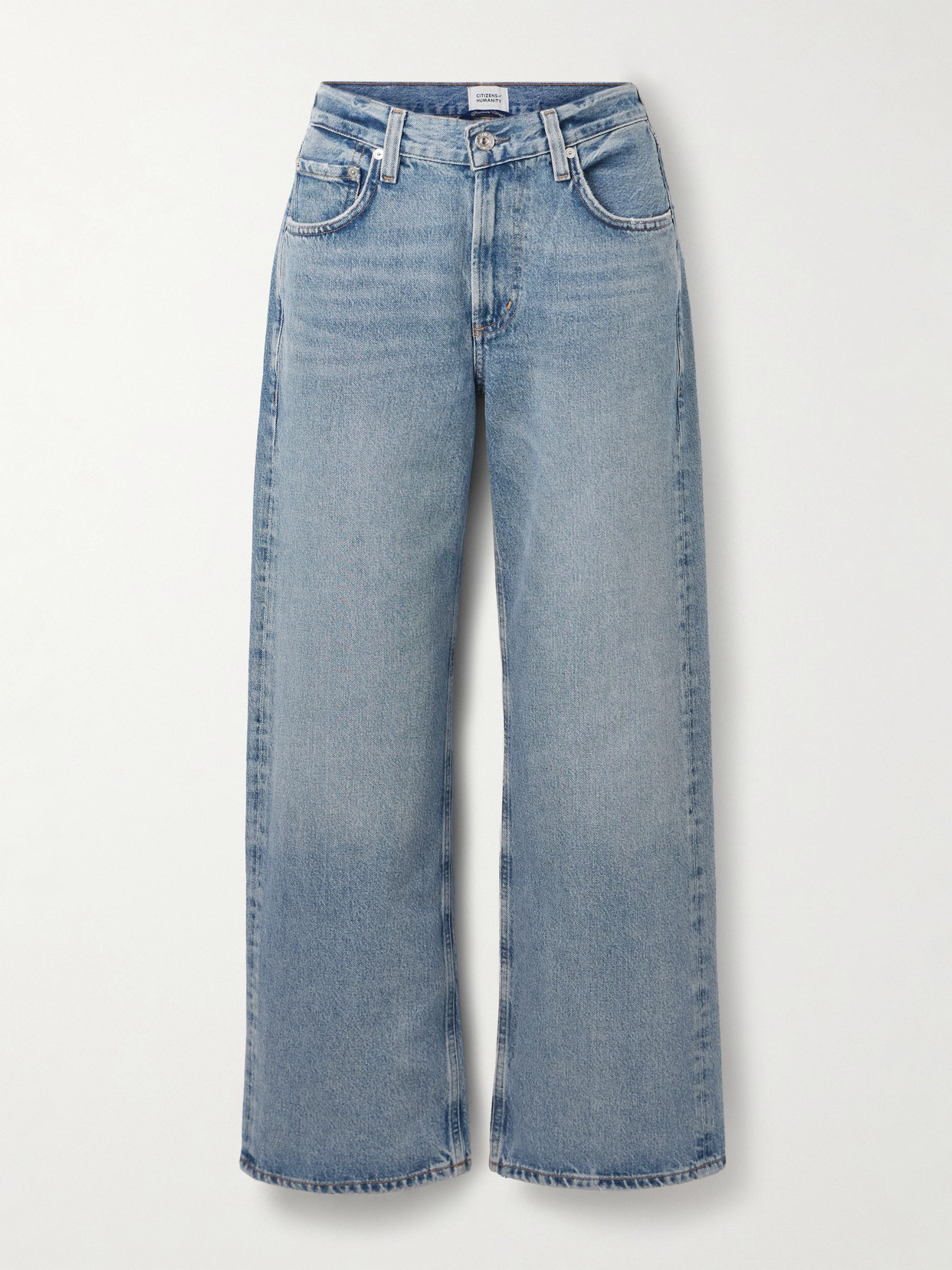 Citizens of Humanity - Lindz Low-rise Straight-leg Jeans - Blue | NET-A-PORTER (US)