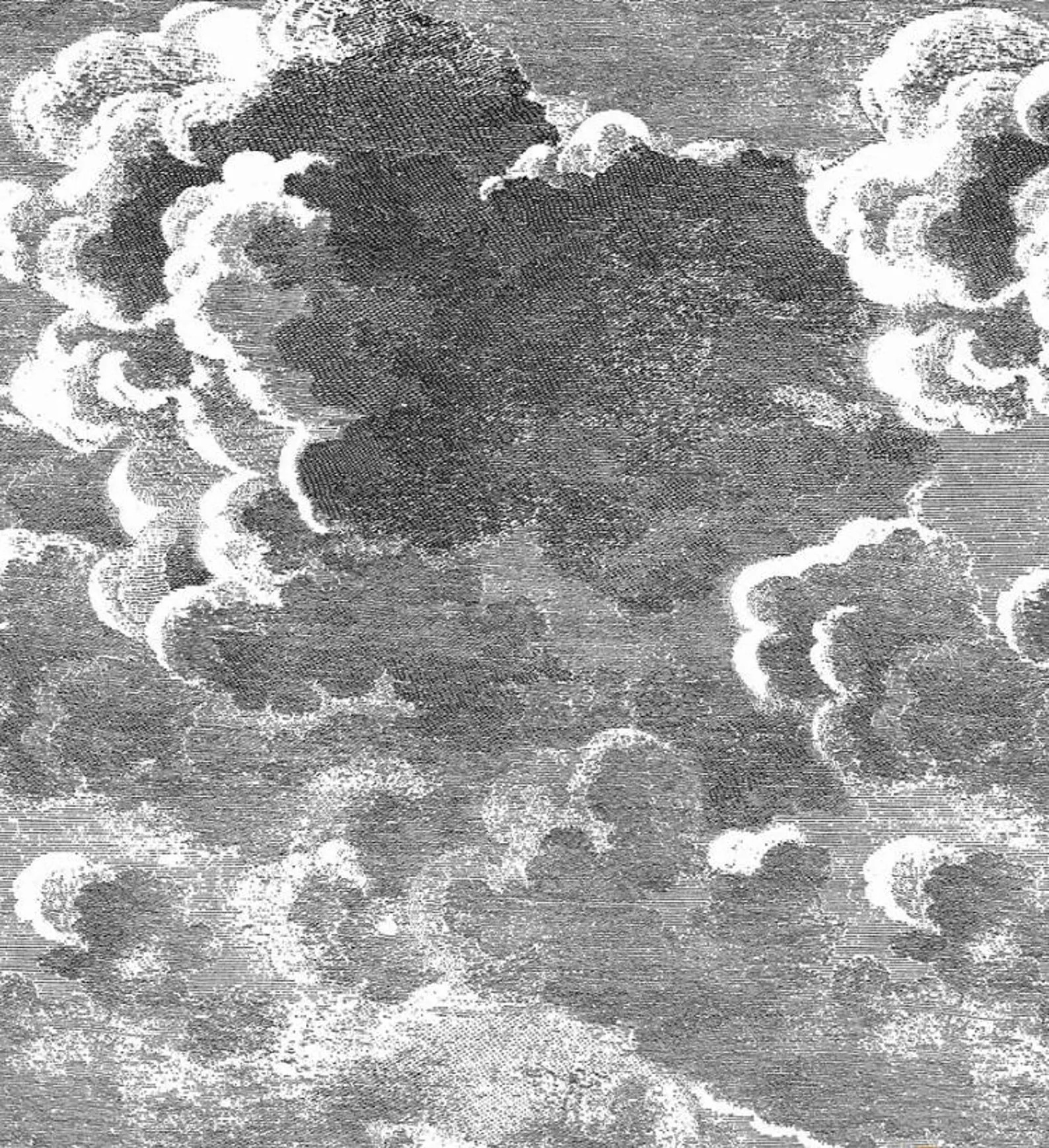 Nuvolette Billowing Clouds Wallpaper - Traditional Wallpaper - Etsy | Etsy (Global)
