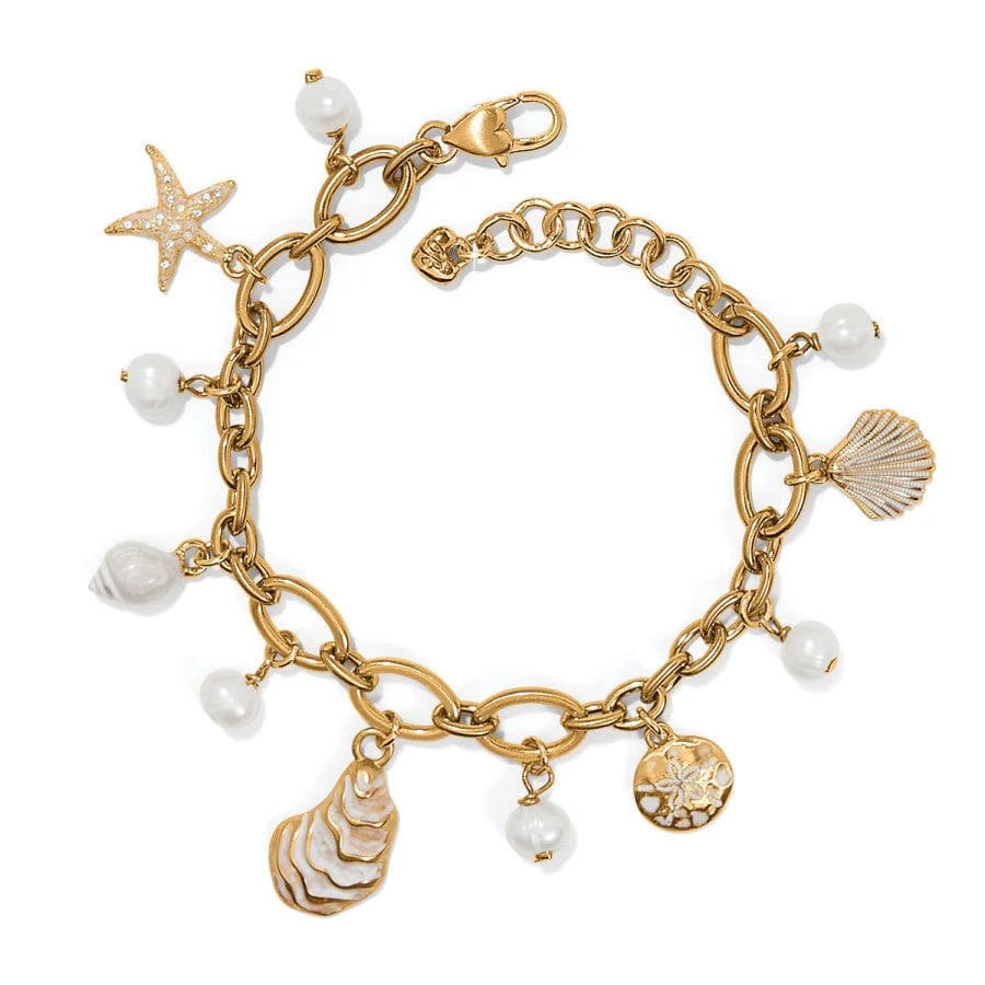 Sunset Cove Pearl Charm Bracelet | Brighton