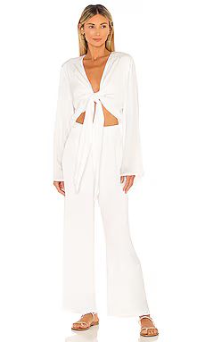 SNDYS Pluto Jumpsuit in White from Revolve.com | Revolve Clothing (Global)