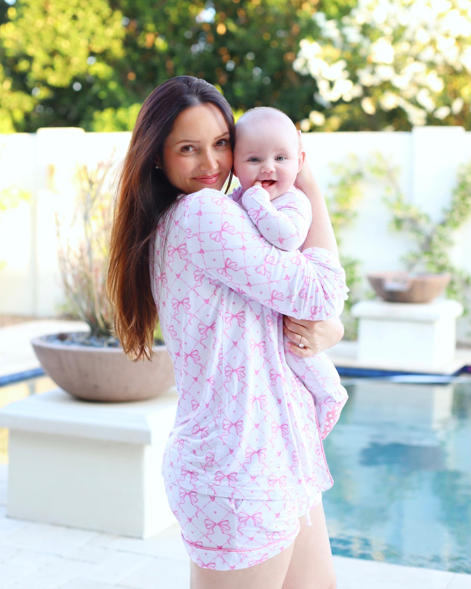 Mommy & Me pajamas by Bums & Roses. The cutest baby girl print that would be a great gift for Mother’s Day or at a baby shower! 🎀🌸💕 

#LTKBump #LTKBaby #LTKFamily
