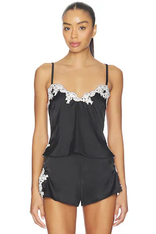 KAT THE LABEL Jean Camisole Top in Black from Revolve.com | Revolve Clothing (Global)