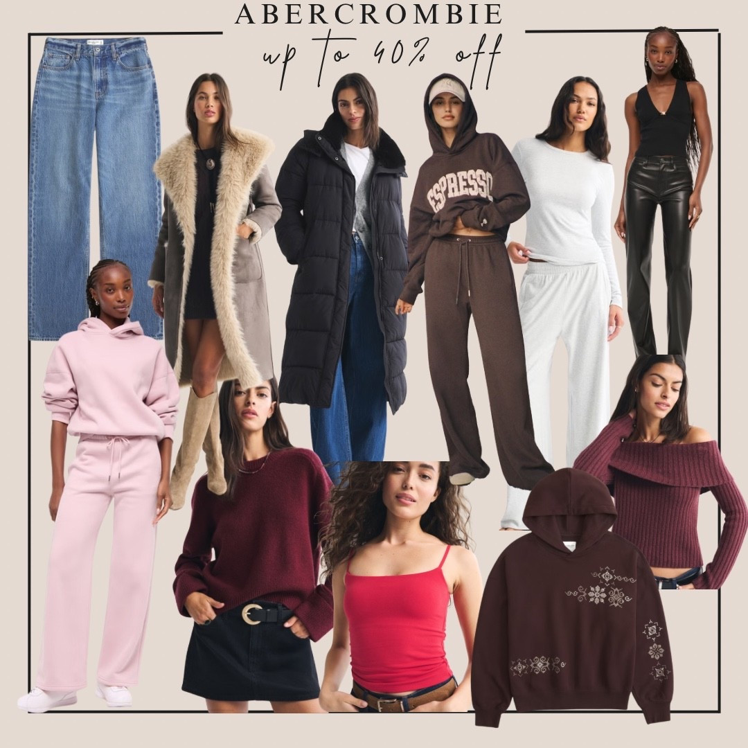 Abercrombie & Fitch - up to 40% off plus free shipping over $99 - use code HOLIDAYRUSH for an additional discount! 🤩❄️


#abercrombie and fitch
#a&f
#abercrombie sale
#stackabke code
#sale alert
#deal
#Sunday hoodie
#sweatpants 
#sweatshirt
#pink sweats 
#chocolate brown sweats
#soft cozy sweatshirts
#espresso sweatshirt
#long puffer coat
#black puffer coat
#reversible coat
#sherling long coat 
#abercrombie jeans
#wide leg jeans
#long faux fur coat
#sweat set
#lounge set
#two piece set
#sweater
#bra free line
#seamless bodysuit
#long sleeve top
#going out tops
#weekend style
#casual style
#mom style
#travel style
#airport outfit 
#trending
#tops with hardware
#bra free cami
#90s cami
#double lined
#gift idea
#gift for her
#teen gift idea
#gift for mom 

#LTKootd #LTKSaleAlert #LTKGiftGuide