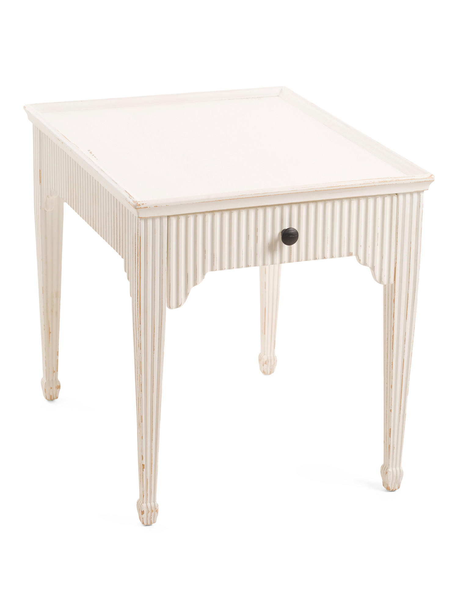 24in Solid Wood Jude Bungalow Side Table | Furniture & Lighting | Marshalls | Marshalls