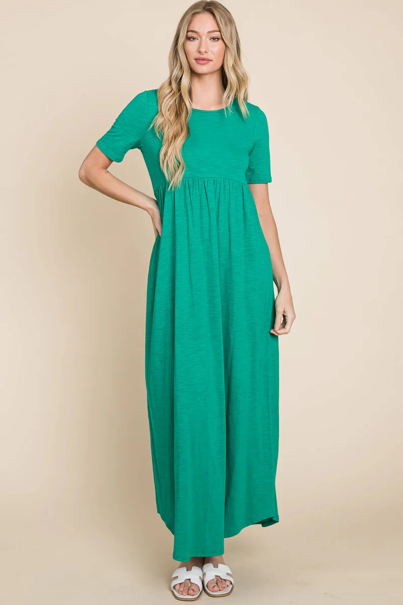 Everyday Maxi Dress: Kelly Green | The Southern Decorista