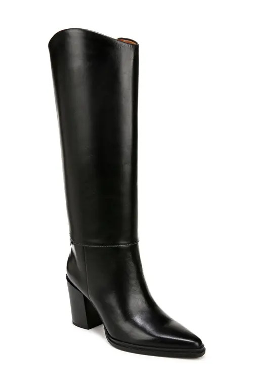 SARTO by Franco Sarto Jasmine Block Heel Boot in Black at Nordstrom, Size 7 | Nordstrom