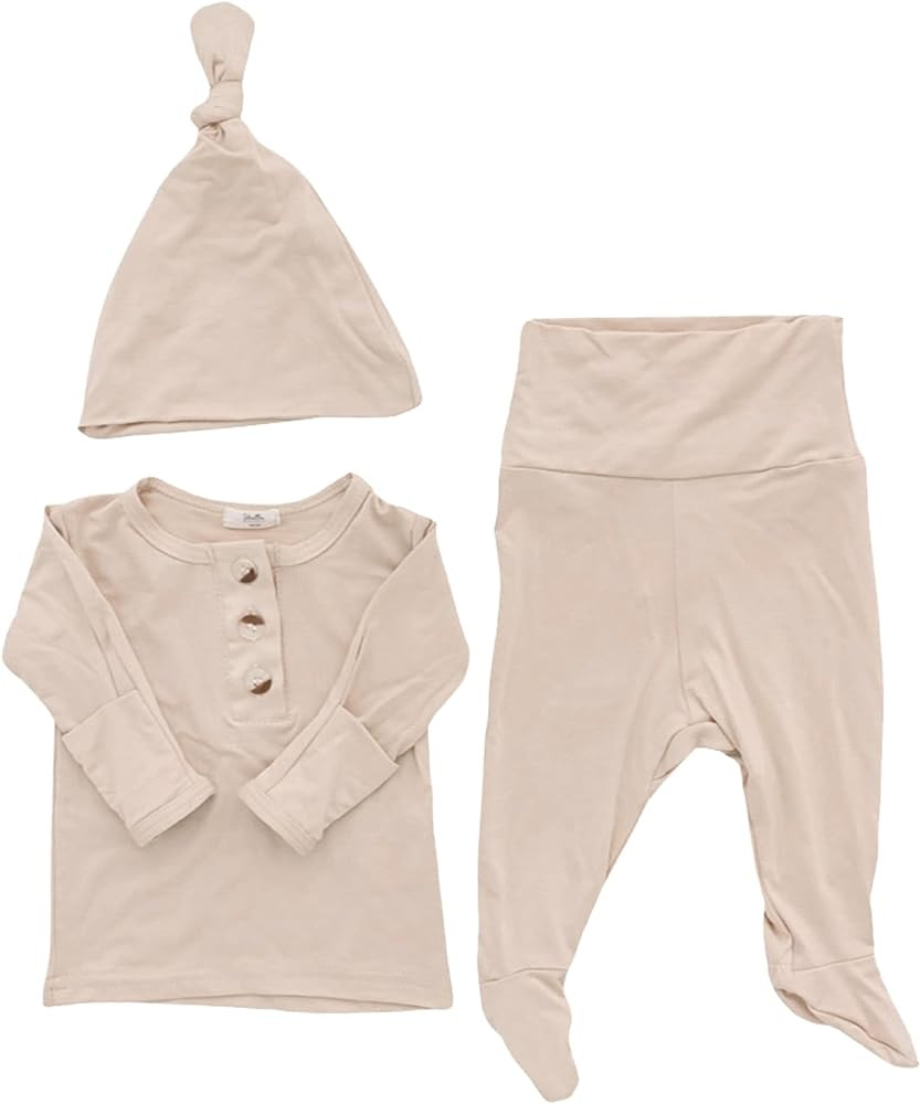 Stroller Society Baby Outfit Set, Soft Baby Clothes, Neutral Newborn Clothes | Amazon (US)