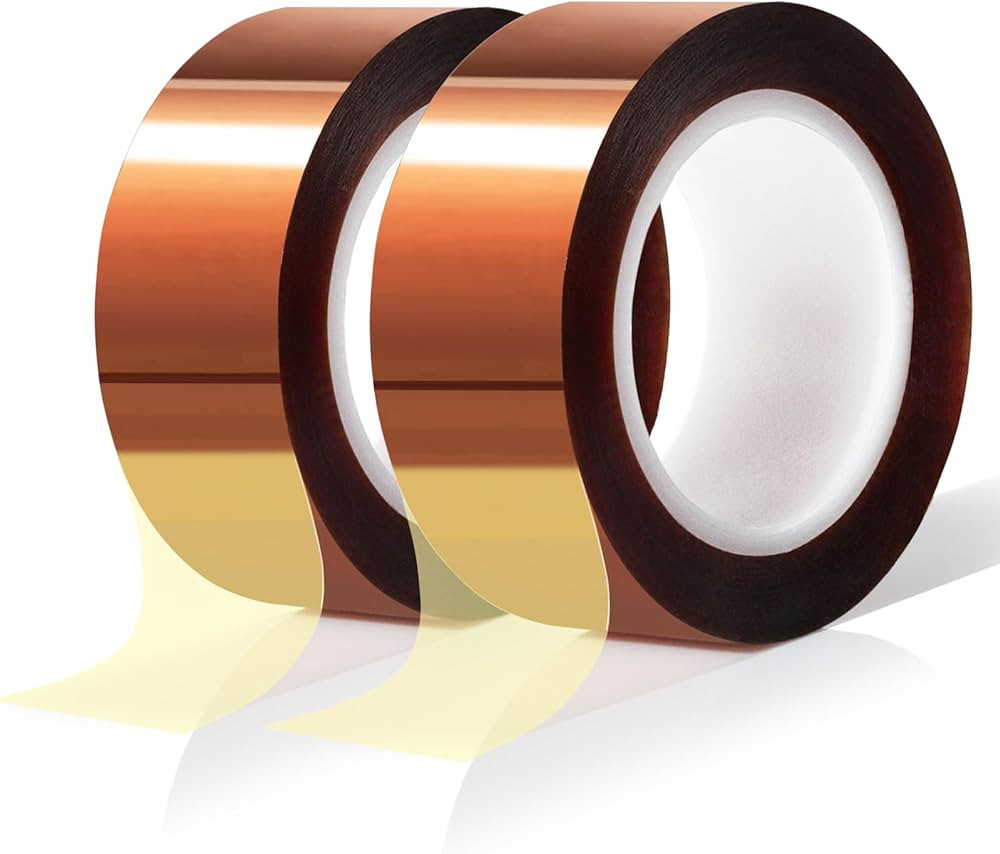 2 Rolls 20mm x16m(52FT) Heat Tape High Temperature Heat Resistant Tape Heat Transfer Tape for Hea... | Amazon (US)