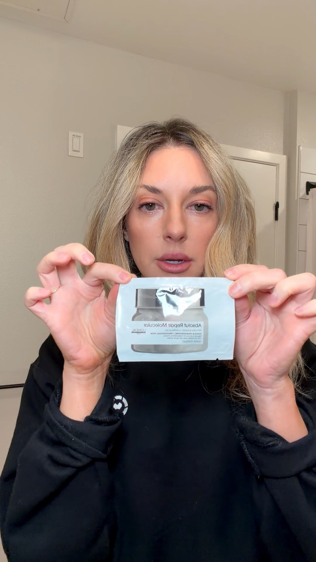 Absolutely love this hair mask. Investing in the full size for sure. It left my hair so soft, easy to style and can use it in the shower. Apply after shampoo on clean wet or towel dried hair and leave on for 1-2 minutes and rinse. I used in place of my conditioner. 

#LTKBeauty