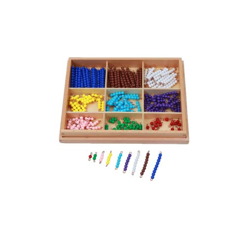 Adena Montessori Counting Beads Checker Board Beads Math Games & Teaching Numbers Counting Toys | Amazon (US)