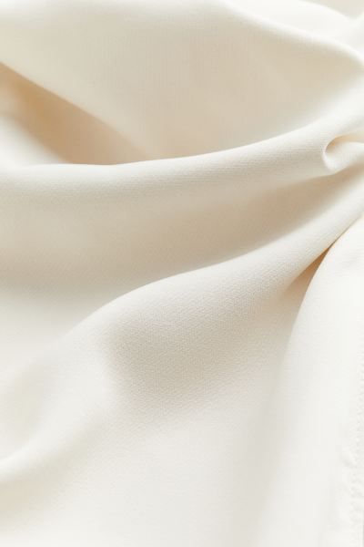 Draped one-shoulder dress - Cream - Ladies | H&M GB | H&M (UK, MY, IN, SG, PH, TW, HK)