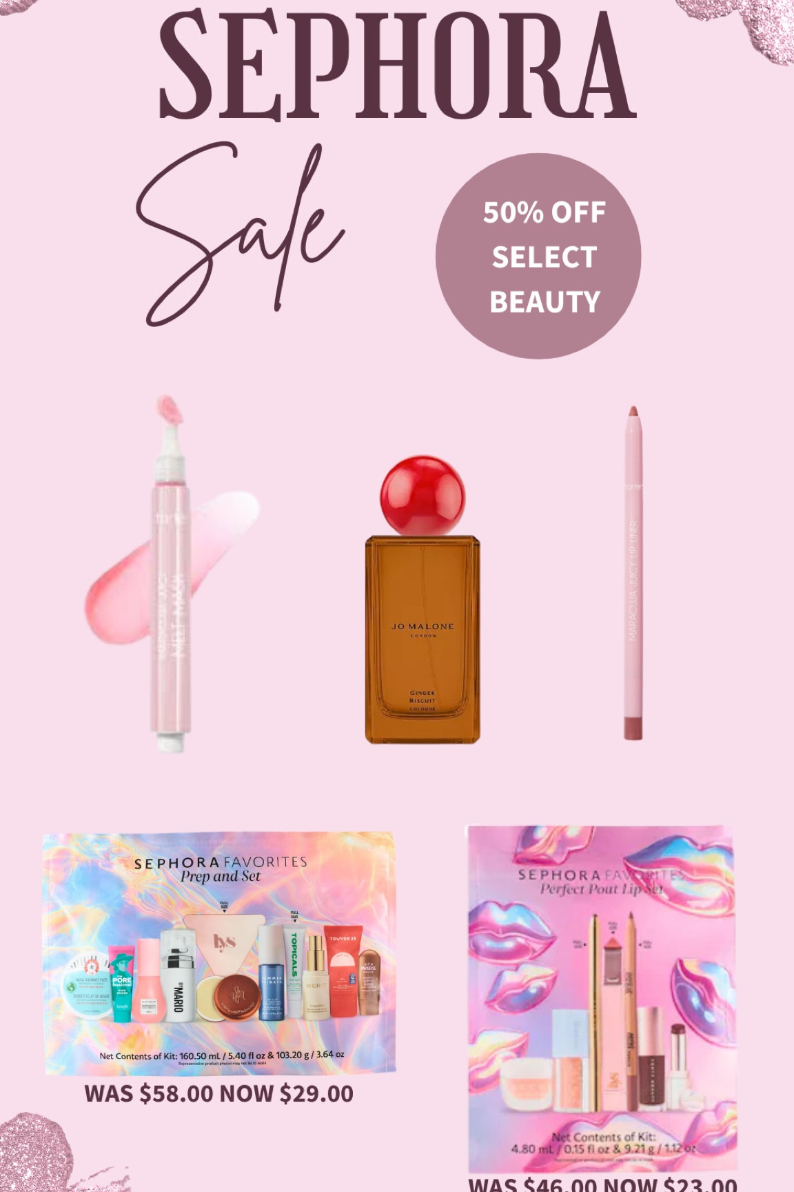 3/9 50% off Sephora sale!! 

#LTKSaleAlert #LTKSpringSale #LTKBeauty