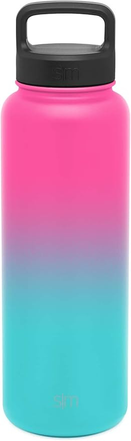 Simple Modern Water Bottle Reusable Summit Wide Mouth Stainless Steel Thermos Flask, 40oz Handle ... | Amazon (US)