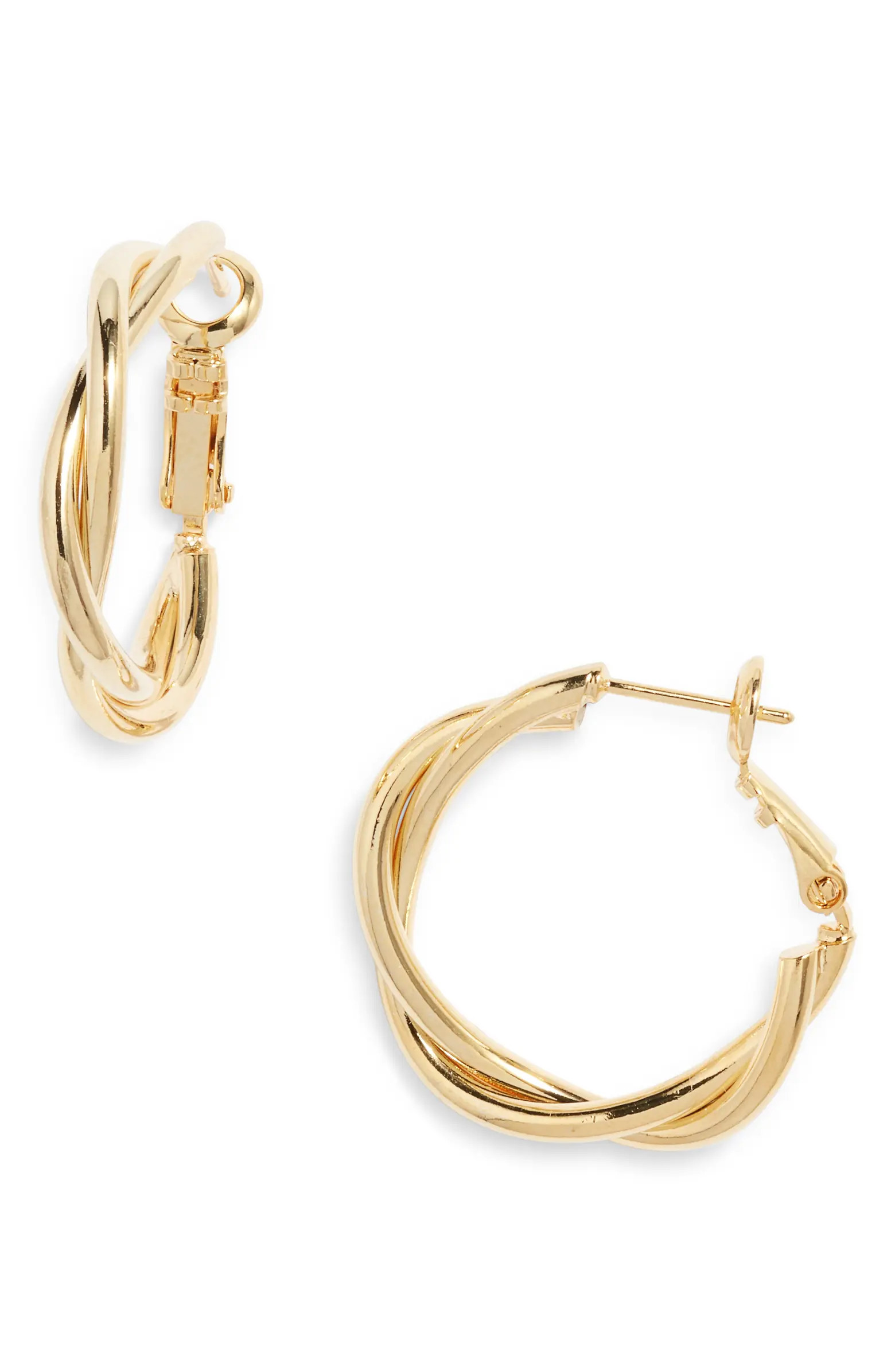 Lainey Twisted Hoop Earrings | Nordstrom