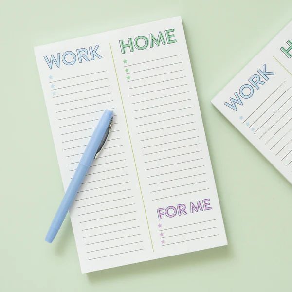 Work Home Notepad | Joy Creative Shop