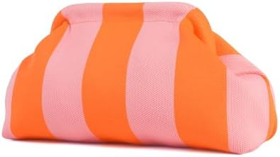 Woven Clutch Purses for Woman,Summer Beach Purse for Vacation, Woven Striped Dumpling Bag,Crochet... | Amazon (US)