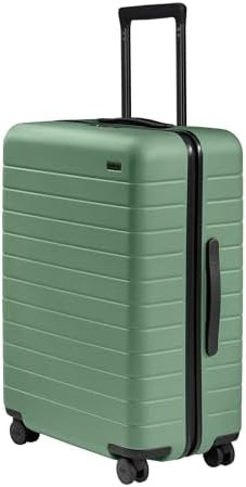 Away Medium Checked Luggage, Lightweight Hard Shell Suitcase with Spinner Wheels, Durable Rolling... | Amazon (US)