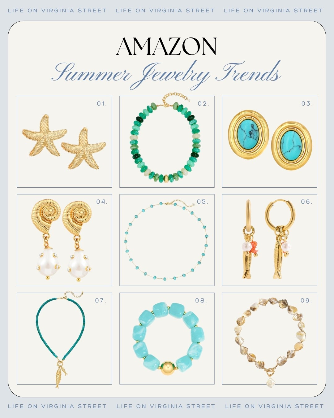 Amazon summer Jewelry finds 🙌🏻🙌🏻

#LTKSeasonal #LTKOver40 #LTKootd