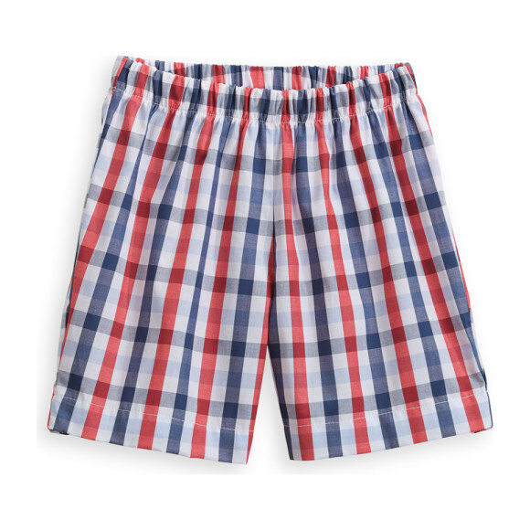 Printed Play Short, Ross Check | Maisonette