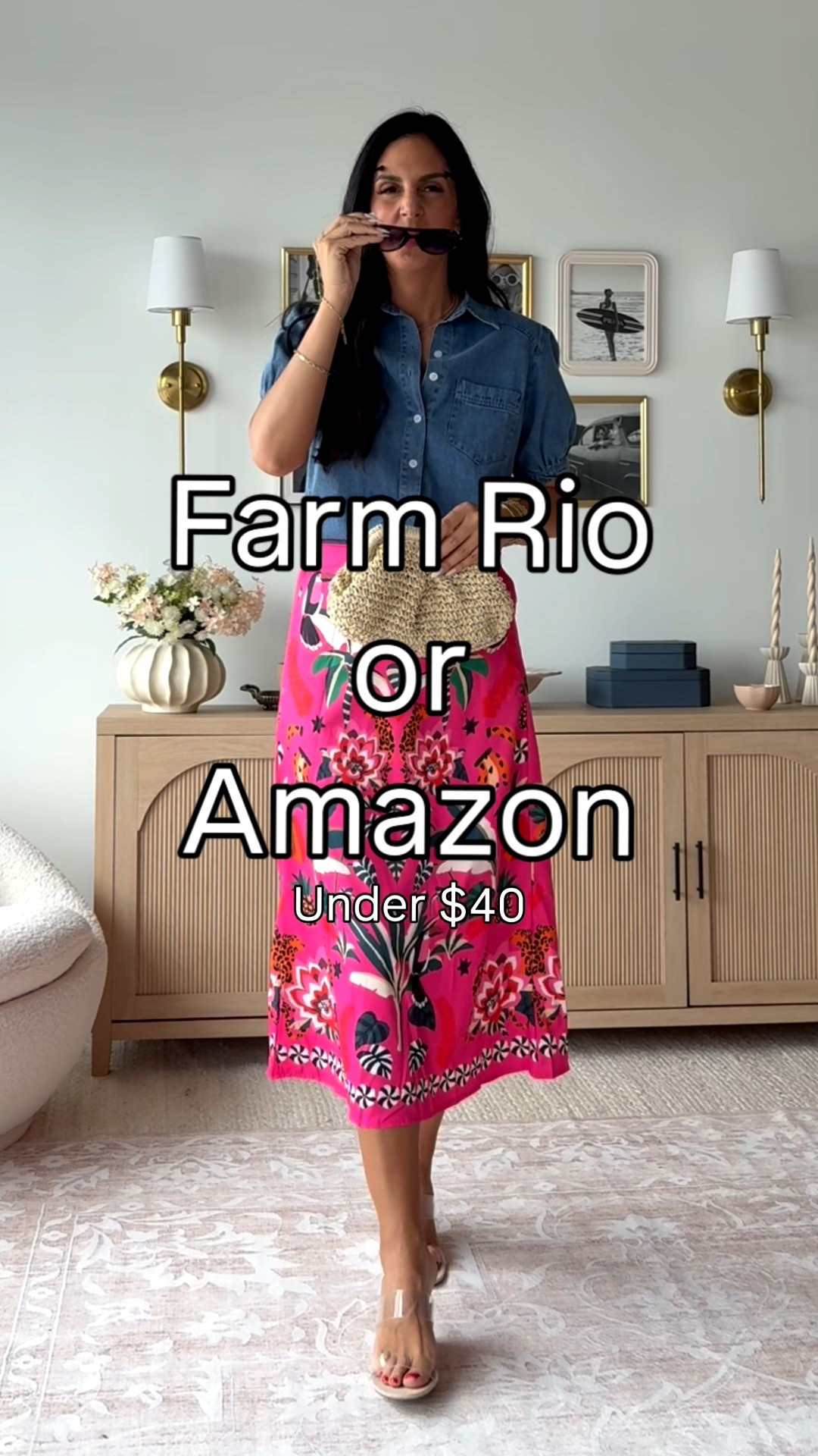Wearing a small in everything 
I love a great Farm Rio moment, but the price tag? Not so much. 
I found a few Amazon looks for less that totally give off that same vibrant vibe—without the splurge.
The prints, the colors, the details… stunning for any summer party, vacation, or brunch date. 💃🌺
Comment DRESS and I’ll send you the links!

#LookForLess #AmazonFinds #SummerStyle #FarmRioVibes #AffordableFashion
#LTKOver40 #LTKU #LTKSummerEdit
#LTKOver40 #LTKU #LTKFindsUnder50