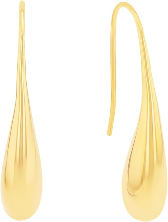 s.Oliver Ohrhänger Edelstahl Damen Ohrschmuck, 2,7 cm, Gold, Kommt in Schmuck Geschenk Box, 2035... | Amazon (DE)