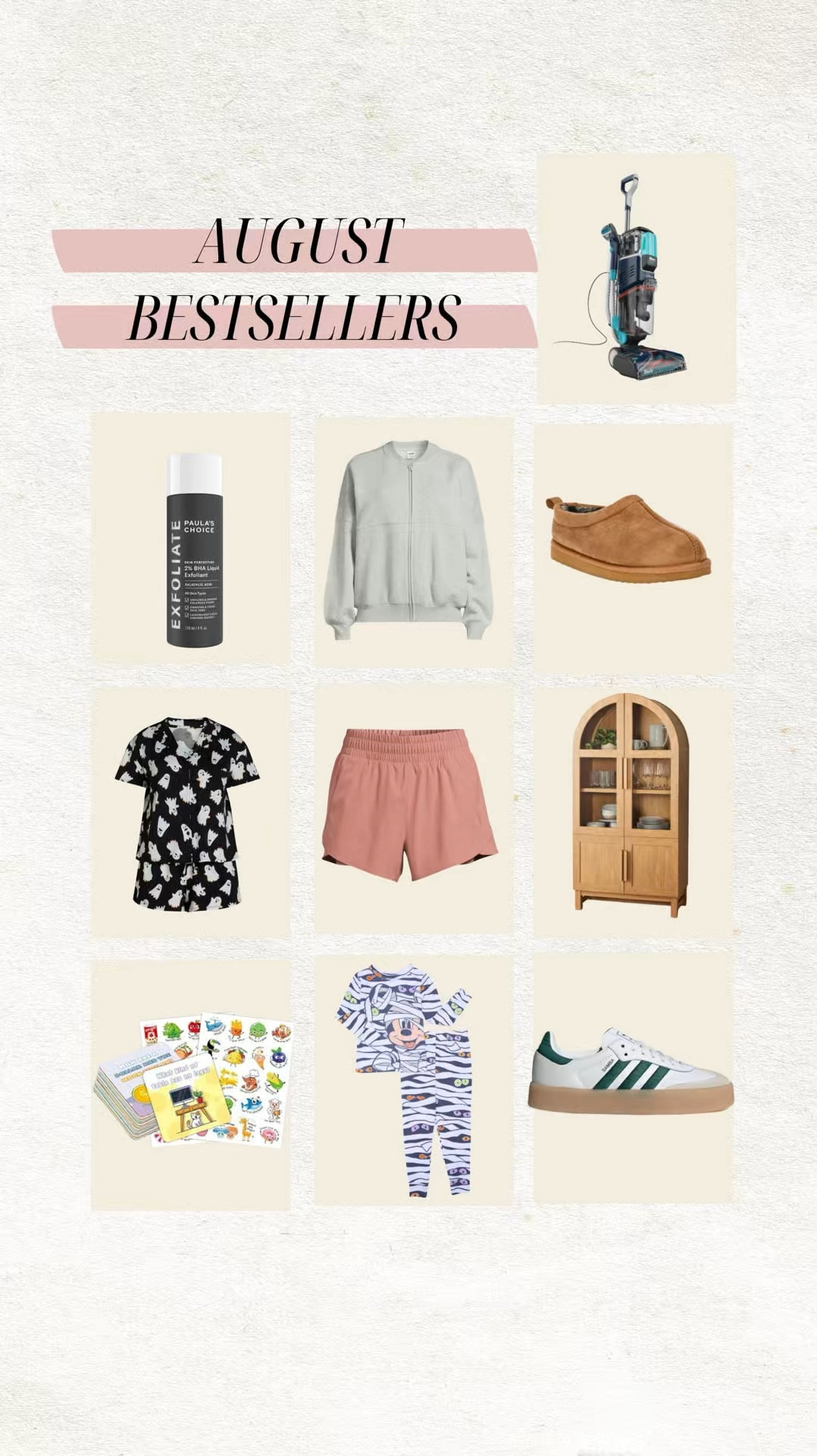 August bestsellers 🤍

Halloween pajamas, kids Halloween pajamas, running shorts, gym shorts, adidas, lunchbox cards, kids Ugg dupe, kids slippers, carpet cleaner, fall jacket, lightweight jacket, teen girl sneakers, Paula’s choice, beauty find, Walmart, Amazon, Christine Andrew 

#LTKVideo #LTKFindsUnder50 #LTKFitness