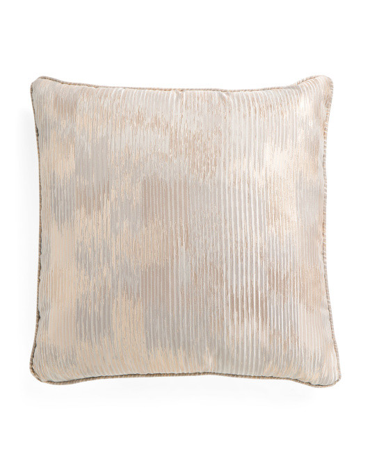 24x24 Metallic Pillow | TJ Maxx