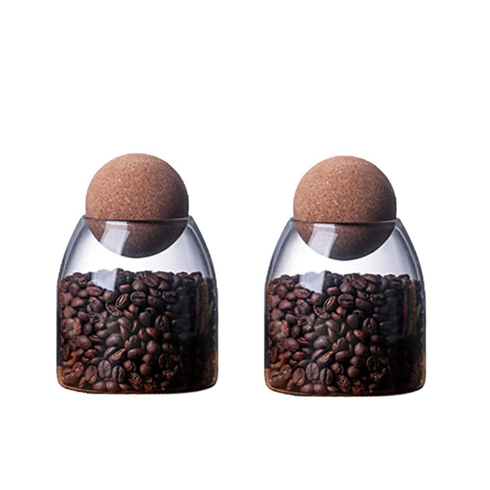 Piscepio Glass Jar with Wood Lid Ball Jar Small Food Storage Container Clear Candy Jars Canister ... | Amazon (US)