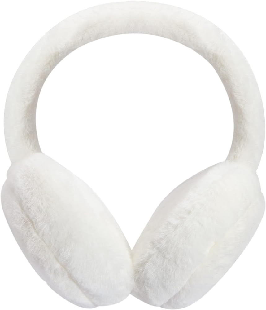 Golden Scute Winter Warm Earmuffs for Women, Cute Foldable Muffs Fluffy Faux-fur Ear Muffs with H... | Amazon (US)