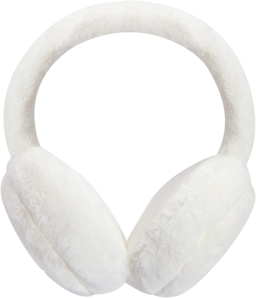 Golden Scute Winter Warm Earmuffs for Women, Cute Foldable Muffs Fluffy Faux-fur Ear Muffs with H... | Amazon (US)
