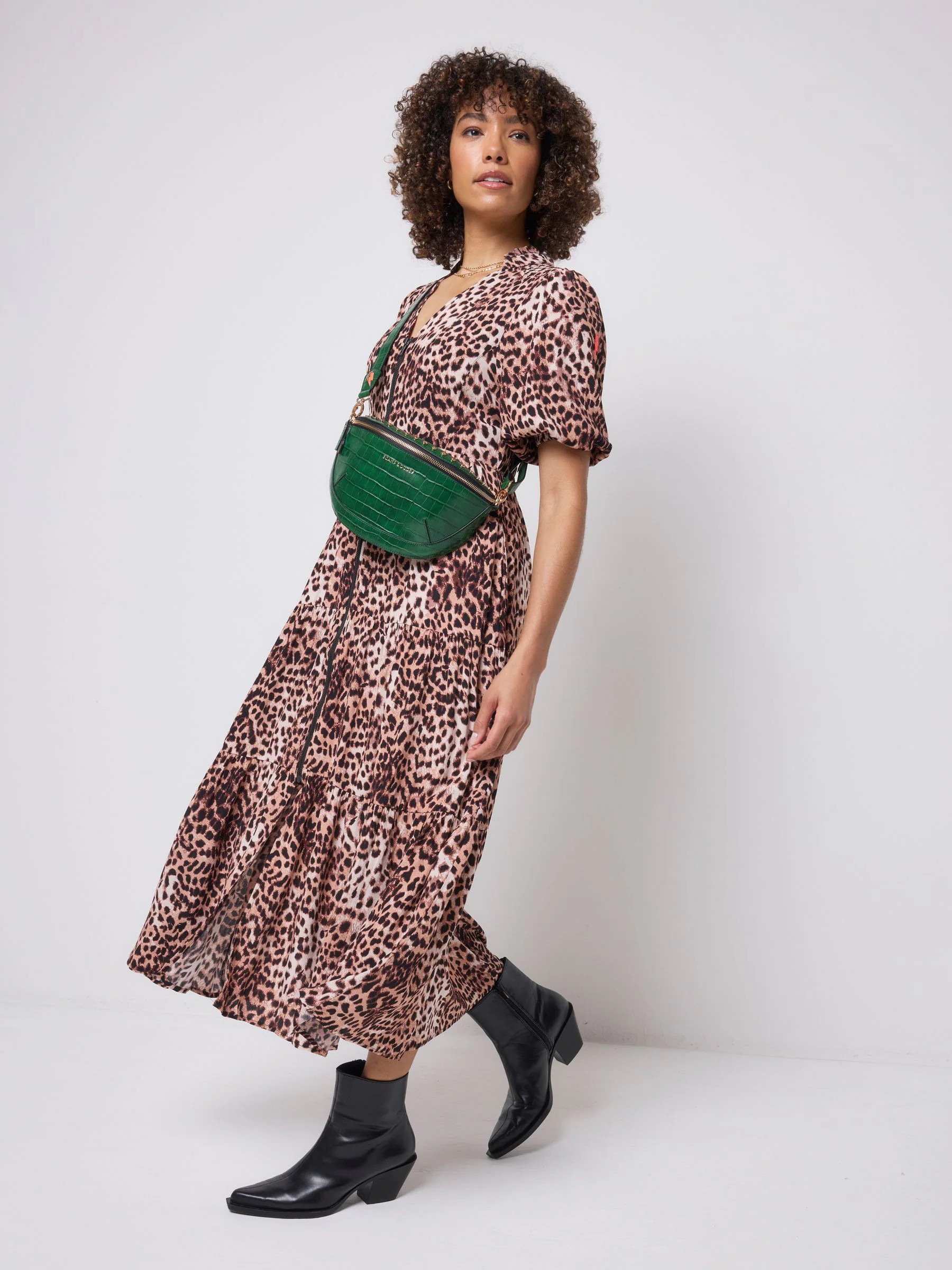 SCAMP & DUDE SCAMP & DUDE Green Embossed Croc Bum Bag | Next US